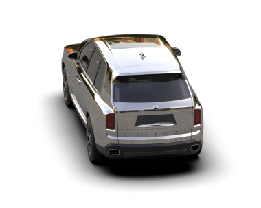 Araba beyaz arka planda izole edilmiş. 3d oluşturma -