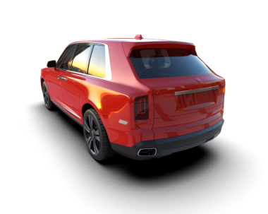 Stüdyo ortamında daha az genel bir konsept arabanın 3 boyutlu çizimi