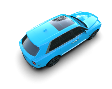 modern otomobil arka planda izole edildi