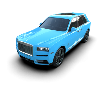 Siyah arka planda lüks bir araba. 3d oluşturma