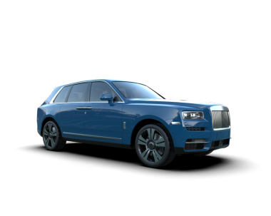 Mavi lüks araba. Beyaz arka planda izole edilmiş. 3d illüstrasyon