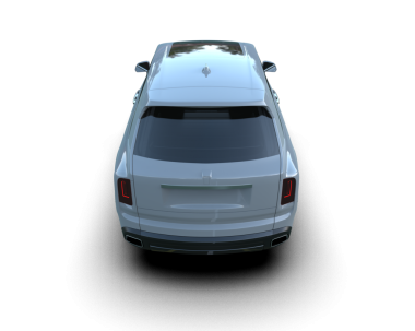 Stüdyo arka planında daha az izole bir marka SUV 'un 3 boyutlu görüntüsü