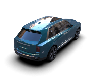 modern araba siyah arka planda izole edilmiş, gölgesi 3 boyutlu.