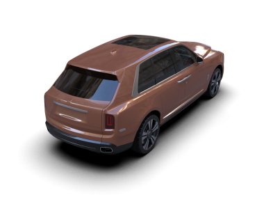 Siyah arka planda izole edilmiş lüks bir araba.