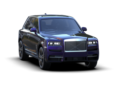 Siyah arka planda lüks bir araba 3 boyutlu illüstrasyon