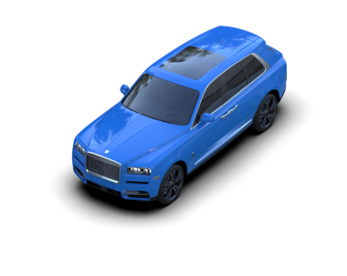 mavi spor araba - 3D illüstrasyon