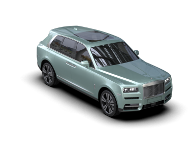 Lüks modern araba, beyaz arka planda izole edilmiş, 3 boyutlu.