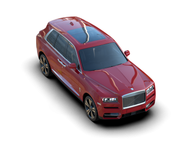 Siyah arka planda izole edilmiş lüks spor araba.