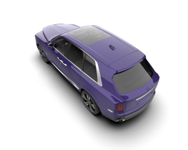 modern araba beyaz arkaplanda izole edilmiş 3 boyutlu resimleme