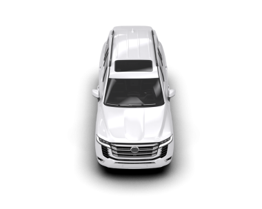 araba beyaz rengi beyaz arka planda izole edildi 3 boyutlu görüntüleme