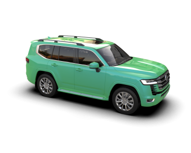 yeşil lüks araba beyaz arka planda izole