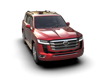 kırmızı modern araba beyaz arka planda izole edilmiş.