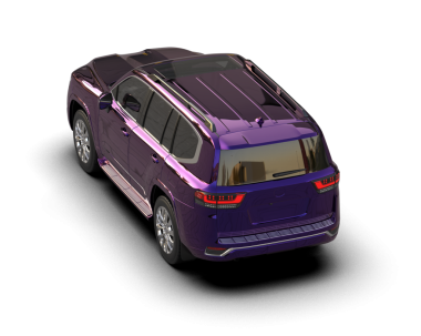 Stüdyo ortamında daha az genel bir konsept arabanın 3 boyutlu çizimi