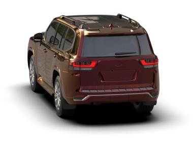 Siyah arkaplan üzerinde 3D SUv görüntüleme