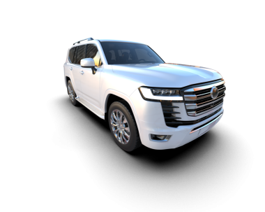 Bir arabanın 3 cg görüntüsü