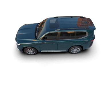 Lüks SUV arabası siyah arka planda izole edildi