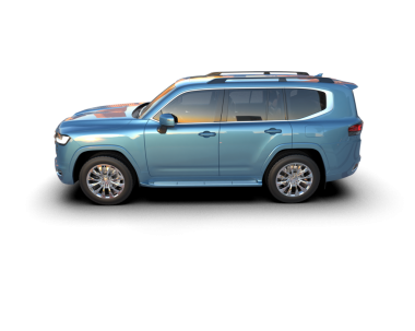 Stüdyo ortamında markasız bir SUV 'un 3 boyutlu çizimi