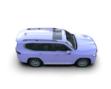 Bir arabanın 3 cg görüntüsü