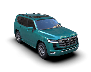 yeşil lüks araba siyah arka planda izole