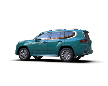 Beyaz arka planda gölgesi olan modern lüks bir araba.