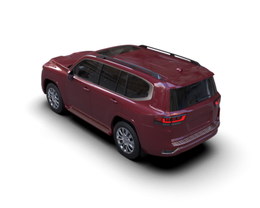 beyaz arka planda modern araba 3 boyutlu görüntüleme