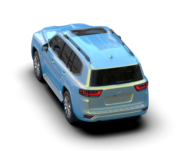 Daha az genel bir konsept arabanın 3 boyutlu çizimi