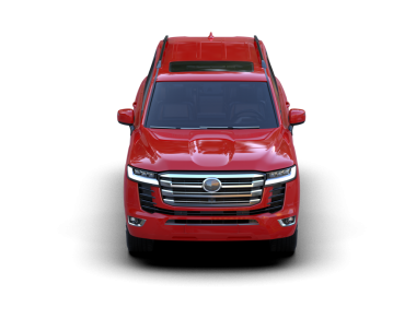 kırmızı lüks minivan, güzel bir premium araba, üç boyutlu çizim, üç boyutlu illüstrasyon