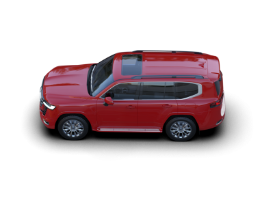 Gri arka planda modern kırmızı araba