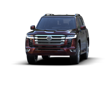 Lüks SUV siyah arka planda izole edilmiş. 3D görüntüleme - illüstrasyon