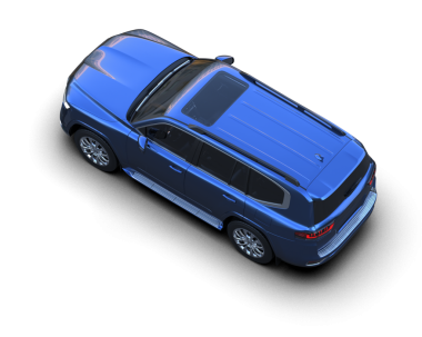 araba beyaz arkaplanda izole edildi.