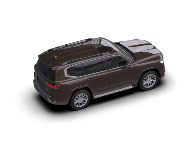 modern SUV arabası gri arkaplanda izole edildi