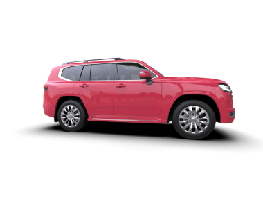 beyaz arkaplan üzerinde modern SUv 3D görüntüleme