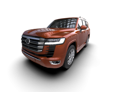Beyaz arka planda modern SUV. 3d illüstrasyon