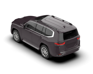 Modern araba arka planda izole edilmiş. 3D görüntüleme - illüstrasyon