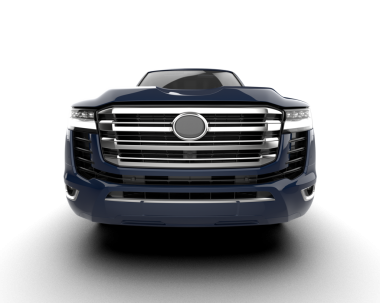 Lüks araba arka planda izole edildi