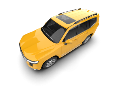 araba beyazda izole edildi