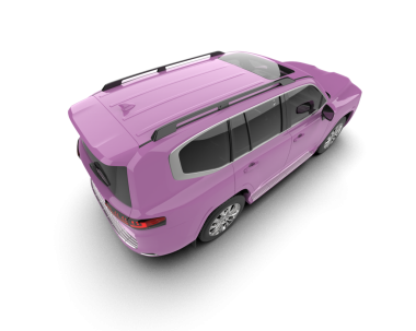 modern araba beyaz arka planda izole edildi. 3 boyutlu görüntüleme