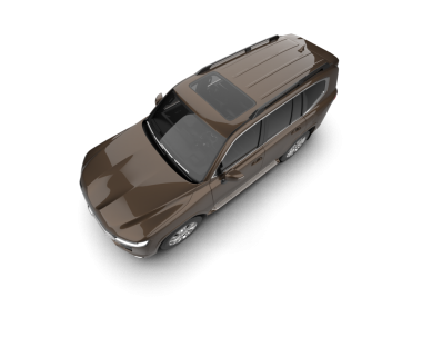 Siyah arka planda modern araba