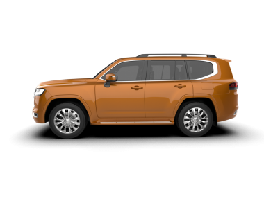 araba beyaz arkaplanda izole edildi