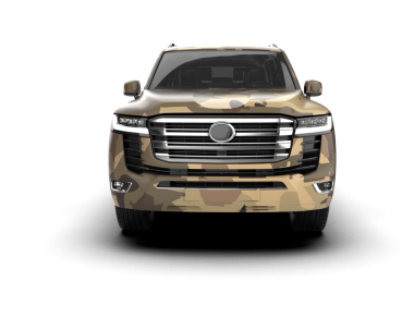 beyaz arkaplan üzerinde modern SUV