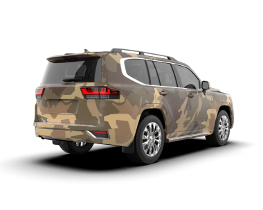 modern SUv beyaz arkaplanda izole edildi