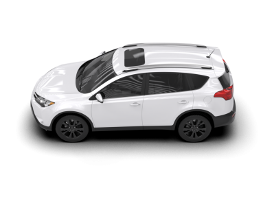 beyaz modern araba - yan görünüm