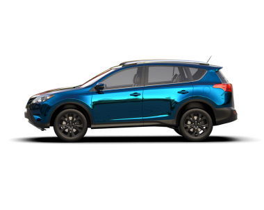 kompakt şehir arka planına sahip kompakt araba.