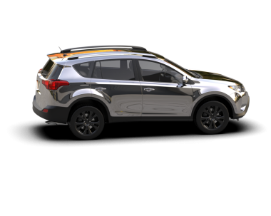 beyaz arka planda modern araba 3 boyutlu görüntüleme