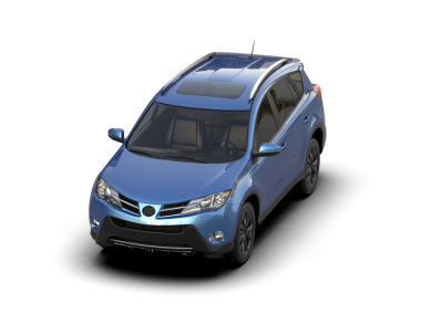 Beyaz arka plan üzerinde izole mavi spor araba