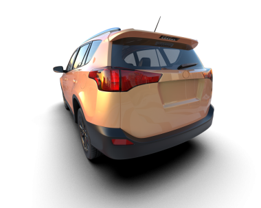 Bir markanın 3 boyutlu görüntülemesi - daha az genel SUV