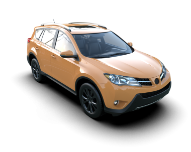 modern SUV aracı beyaz arkaplanda izole edildi