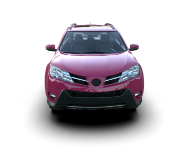 Siyah arka planda modern pembe şehir arabası. 3d oluşturma