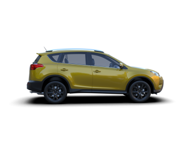 Siyah arka planda bir araba. 3d oluşturma