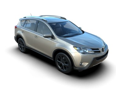 beyaz arkaplanda modern SUv